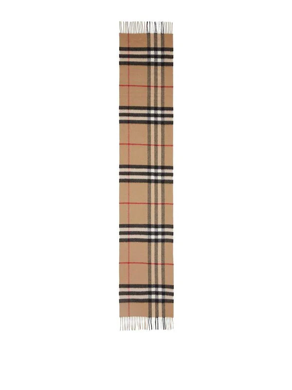 CHEQUERED CASHMERE SCARF - Image 5