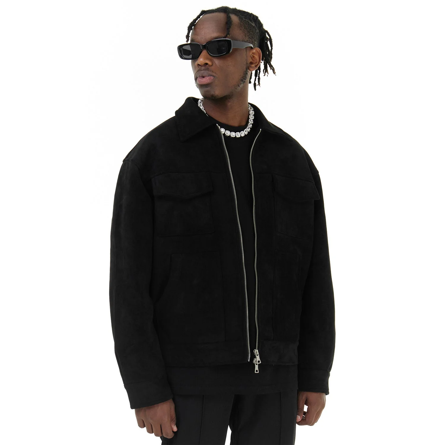 MUKHTAR VELOUR JACKET - Image 6