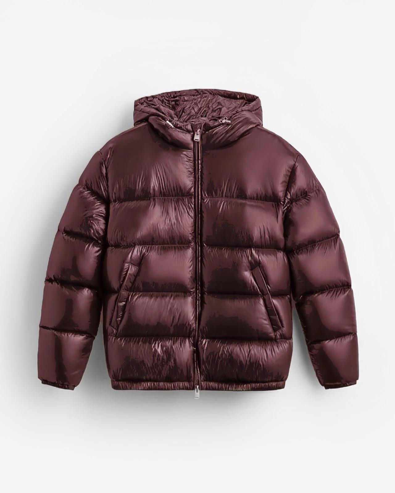 GLOSSY PUFFER JACKET - Image 6